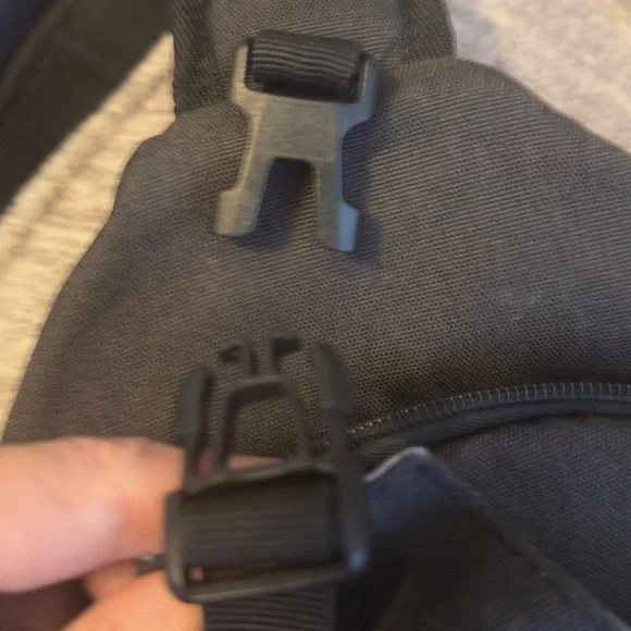 Black Sling Bag with Graphic Design - Picture 7 of 10